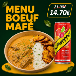 Menu Bœuf Mafé